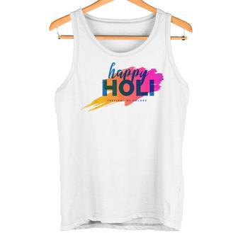 Festival Of Colors Happy Holi Tank Top - Seseable