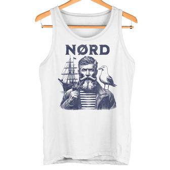 Fischer Mit Seagull Nord Sailor Captain Tank Top - Geschenkecke