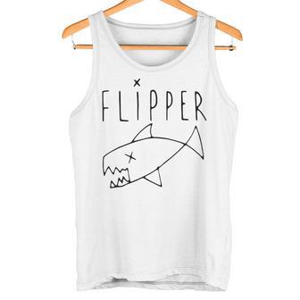 Flipper Punk Rock Grunge Fish Graphic Tank Top - Geschenkecke