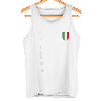 Gli Azzurri Italian Fan Flag Blue Tank Top - Geschenkecke