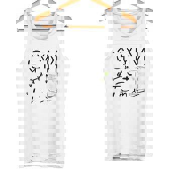 Gym And Tonic Workout Sollevamento Pesi Divertente Alcol Gin Pun Canotta - Novitaregali