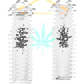 Hemp Leaf Cannabis Marijuana Kiffen Hemp S Tank Top - Seseable