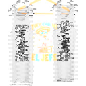 Hombre They Call Me El Jefe Cita Divertida Mexicana Sin Mangas Camiseta sin mangas - Regaloses