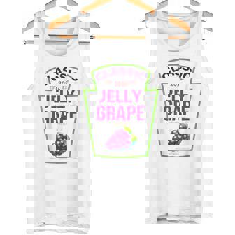 Jelly Grape Halloween 2024 Costume Matching Group Couples Tank Top - Monsterry