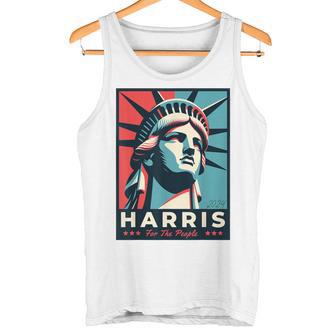 Kamala Harris 2024 Freiheitsstatue Repräsentiert Freiheit 2024 Tank Top - Geschenkecke