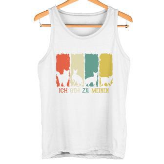 Katzen Mir Reichts Ich Geh Zu Meinen Katzen Humor Spruch Tank Top - Geschenkecke