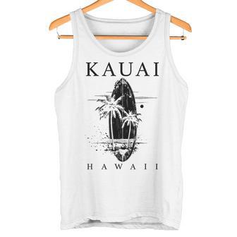 Kauai Hawaii Surfintage Surfer Gray Tank Top - Geschenkecke