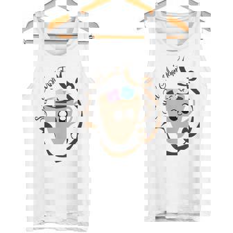 Kawaii Hot Cocoa Marshmallows Shirt Cute Kids Teen Tween Tank Top - Monsterry