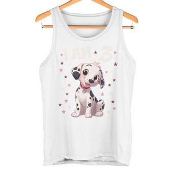 Kinder 3 Jahre Alt Dalmatiners Dalmatiner 3 Geburtstag Tank Top - Geschenkecke