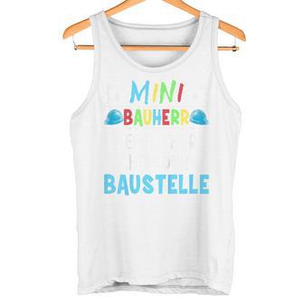 Kinder Alles Gute Zum Richtfest Mini Bauherr 2023 House Building Tank Top - Geschenkecke