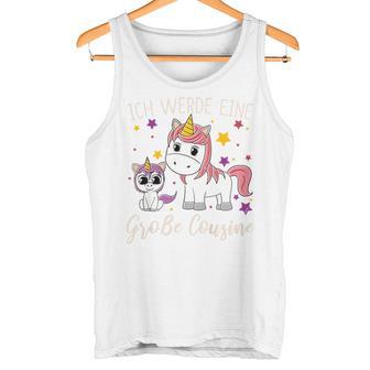 Kinder Ich Werde Große Cousin Unicorn Idea Cousin Tank Top - Geschenkecke