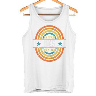 La Mejor Inés Del Mundo Divertido Nombre Inés Camiseta sin mangas - Regaloses
