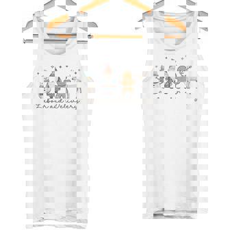 Labor Delivery Department Nurse Holiday Gingerbread Snowman Tank Top - Monsterry