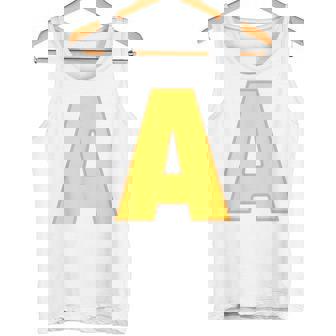 Letter A Matching Halloween Costume Tank Top - Monsterry