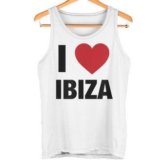 I Love Ibiza Ciudad De España Con Corazón Rojo Camiseta sin mangas - Regaloses