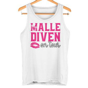 Malle Diven On Tour Slogan Tank Top - Geschenkecke