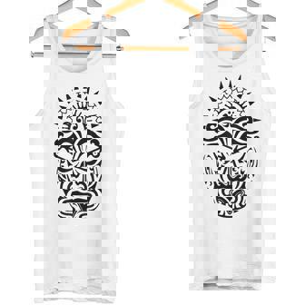 Maorí Polinesio Tatuaje Haka Dance Mascarilla Cabeza Camiseta sin mangas - Regaloses