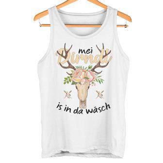 Mei Dirndl Is In Da Wäsch Oktoberfest Dirndl Costume Replacement Tank Top - Geschenkecke