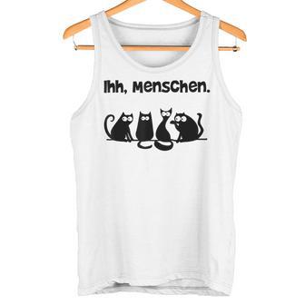 Her Menschen Cat Cat Motif Tank Top - Geschenkecke