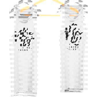 Mrs Est 2025 Just Married Wedding Party Mr & Mrs Bride Tank Top - Monsterry