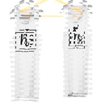 Mrs Est 2025 Just Married Wedding Wife Mr & Mrs Tank Top - Monsterry