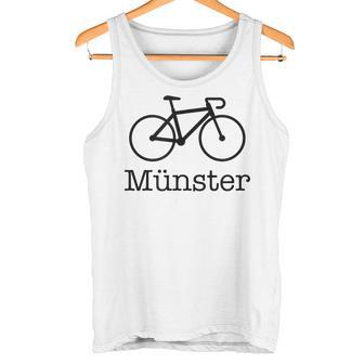 Münster Leeze Bicycle Münsterland Principalmarkt Gray S Tank Top - Geschenkecke