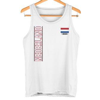 Netherlands Flag Fan Item Nederland Flag Blue Tank Top - Seseable