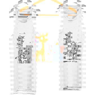 Niños 4 Cumpleaños Zoo Regalo De Cuatro Años Para Niños Y Niñas Camiseta sin mangas - Regaloses