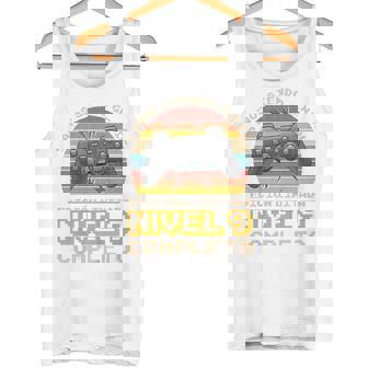 Niños Regalo De Cumpleaños 9 Años Gamer Nivel 9 Completo Camiseta sin mangas - Regaloses