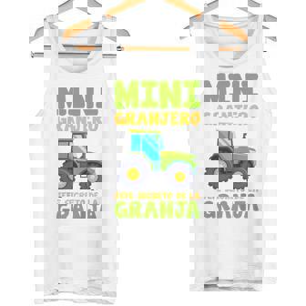 Niños Tractor Agricultor Mini Granjero Jefe Secreto De La Granja Camiseta sin mangas - Regaloses