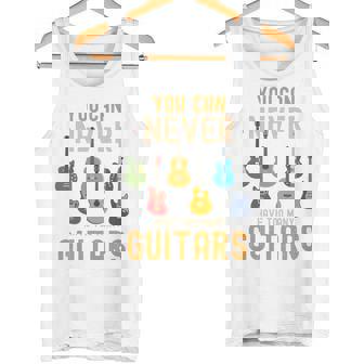 Nunca Puedes Tener Demasiadas Guitarras Camisas Música Divertida Manga Larga Camiseta sin mangas - Regaloses