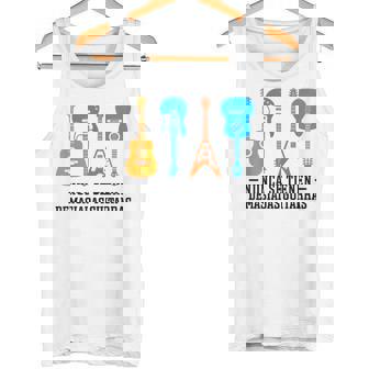 Nunca Se Tienen Demasiadas Guitarras Músico De Rock Músico Camiseta sin mangas - Regaloses