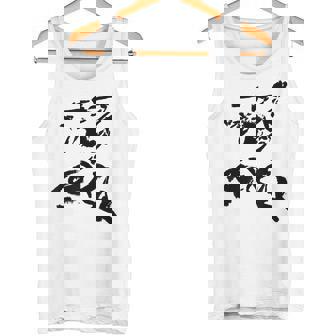 Pelea De Espadas Figura Samurai Tinta Budo Iaido Kendo Camiseta sin mangas - Regaloses