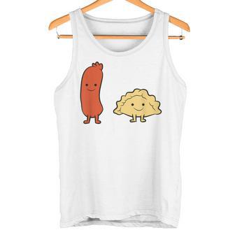 Polonia Pierogi Y Kielbasa Comida Kielbasa Y Pierogi Camiseta sin mangas - Regaloses