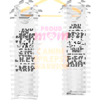 Proud Mom Of a Canine Epilepsy Warrior Dog Seizure Tank Top Tank Top - Monsterry