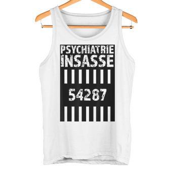 Psychiatrie Insasse 54287 Kostüm Knast Gefängnis Tank Top - Geschenkecke