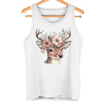 Reh Damen Reh Kostüm Kinder Carnival Reindeer Tank Top - Geschenkecke