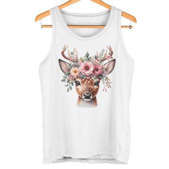 Reh Damen Reh Kostüm Kinder Carnival Reindeer Tank Top - Geschenkecke