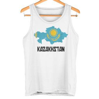 Republic Of Kazakhstan Flag Tank Top - Geschenkecke