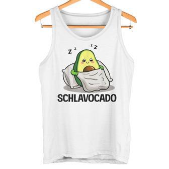 Schlavocado Official Sleep Pyjamas Sleep Avocado Gray Tank Top - Geschenkecke