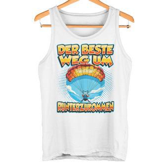 Skydive Tandem Jump Paraglidingoucher Tank Top - Geschenkecke