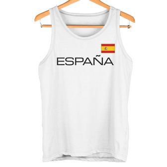 Spain Flag España Athletic Sports Jersey Style Tank Top - Geschenkecke