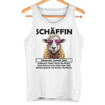 Supervisor Chefin Schäffin Gray Tank Top - Geschenkecke