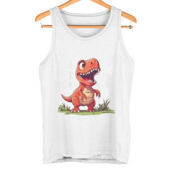 T-Rex 5Th Birthday Dino Ich Bin Schon 5 Jahre Alt German Langu Tank Top - Geschenkecke