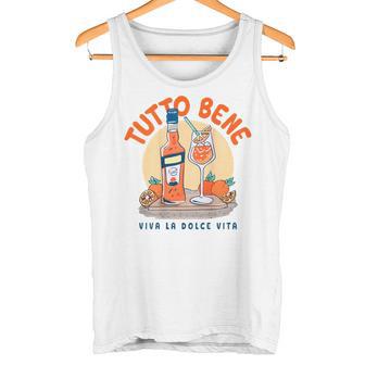 Tutto Bene Xiva La Dolceita Aperoil Spritz Club Back Tank Top - Geschenkecke