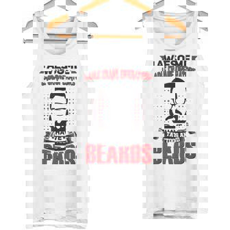 Wh Awesome Ladle Crane Operators Tattoo Beard Tank Top - Monsterry
