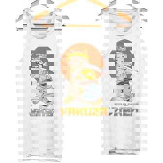 Yakuza Gato Japonés Samurai Espada Katana Japón Tigre Tatuaje Sin Mangas Camiseta sin mangas - Regaloses