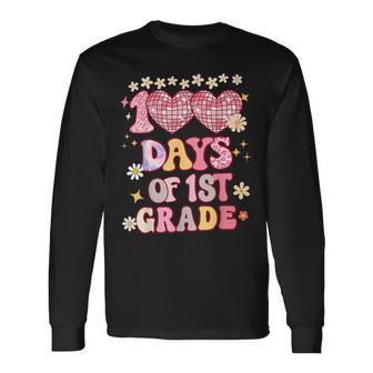 100 Tage 1 Klasse Alles Gute Zum 100 Schultag Für Kinder Lehrer Langarmshirts - Geschenkecke