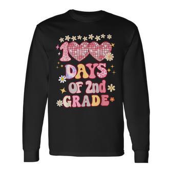 100 Tage 2 Klasse Alles Gute Zum 100 Schultag Für Kinder Lehrer Langarmshirts - Geschenkecke