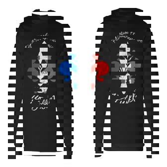 14 Juillet Fête Nationale Français Fleur De Lys T-shirt à manches longues - Cadeauxyz